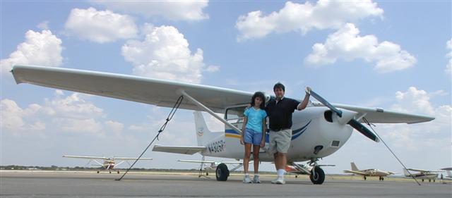 Serena and I at Spinks Airport